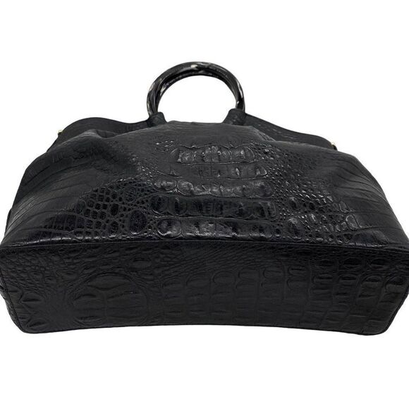Brahmin Renata Croco Leather Tote Bag New - Picture 15 of 16